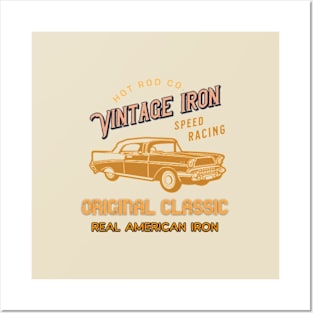 Vintage Garage Car Iron Posters and Art